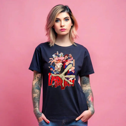 Dandadan Manga Graphic Tee | Premium Anime Streetwear T-shirt by Free Shipping