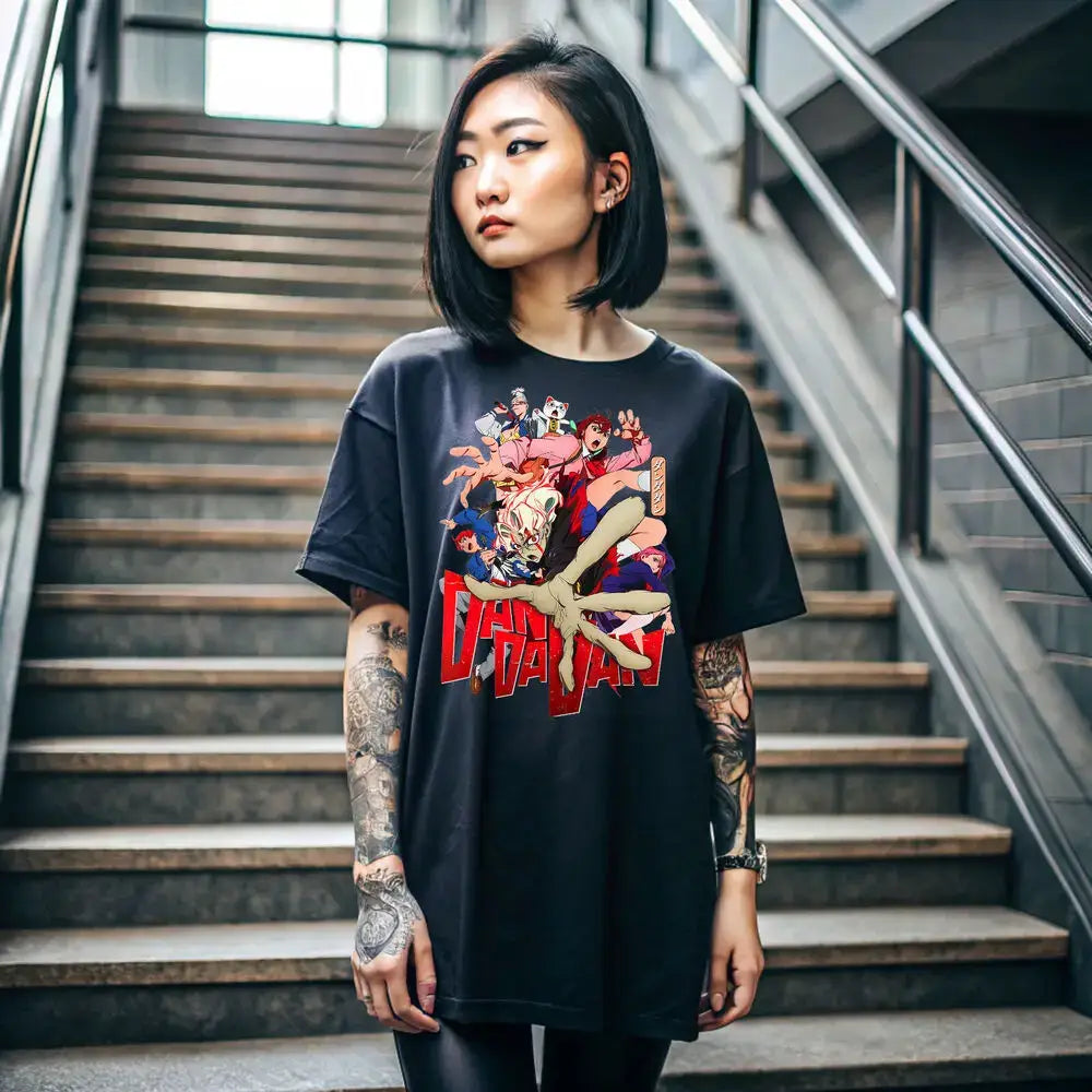Dandadan Manga Graphic Tee | Premium Anime Streetwear T-shirt by Free Shipping