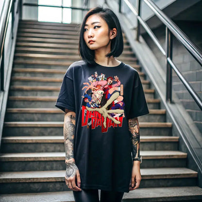 Dandadan Manga Graphic Tee | Premium Anime Streetwear T-shirt by Free Shipping