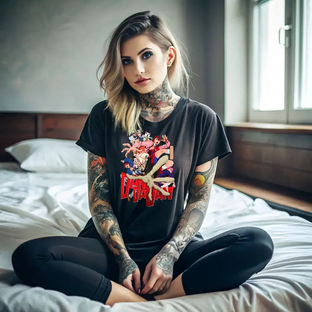 Dandadan Manga Graphic Tee | Premium Anime Streetwear T-shirt by Free Shipping