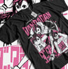 Black Dandadan Seiko Ayase anime graphic tee ideal for manga fans and collectors