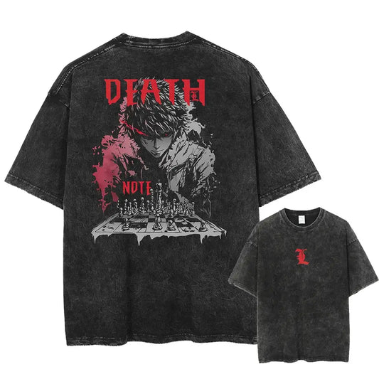 Death Note: Gothic Script / Xxl | T-shirt | Anime Streetwear & Dark Fits