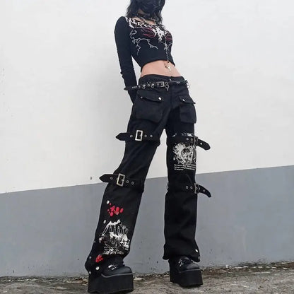 Deathcode Techwear Gothic Pants | Streetwear