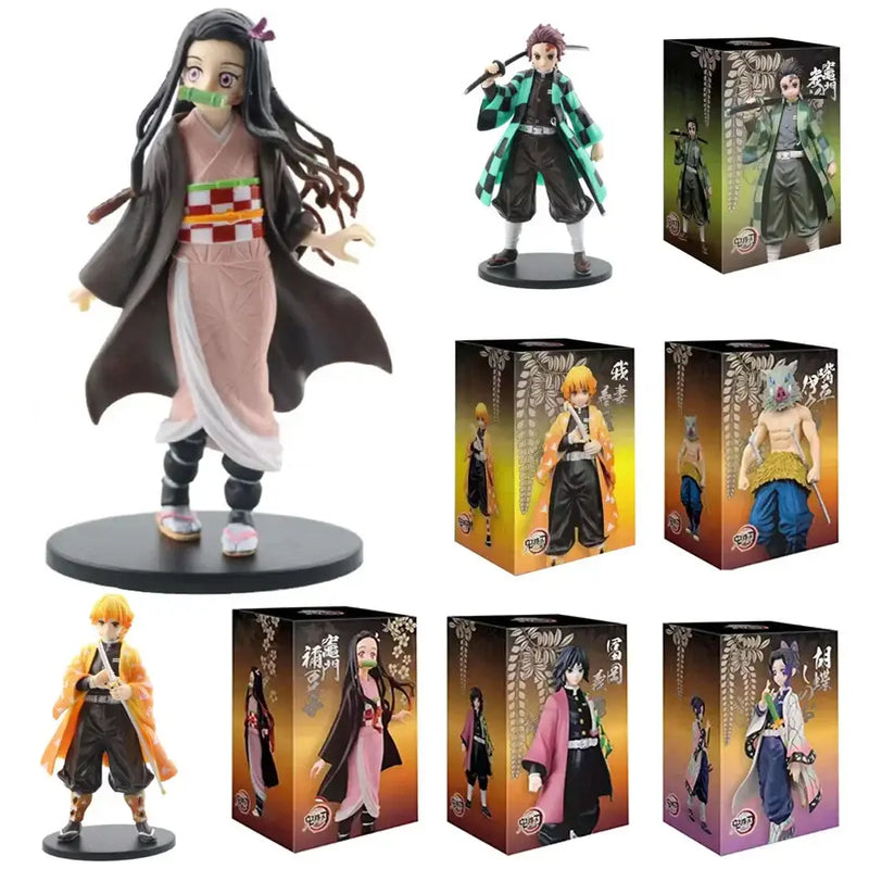 Demon Slayer Figures – Tanjiro Nezuko Hashira | Anime Collectibles Action by Free Shipping