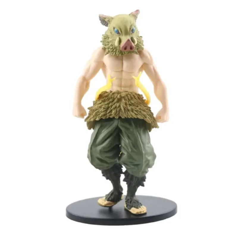 Inosuke Hashibira figurine from the Demon Slayer action figure set Kamado Tanjirou and friends