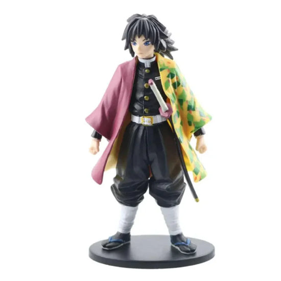 Giyu Tomioka figurine from the Demon Slayer action figure set Kamado Tanjirou and friends