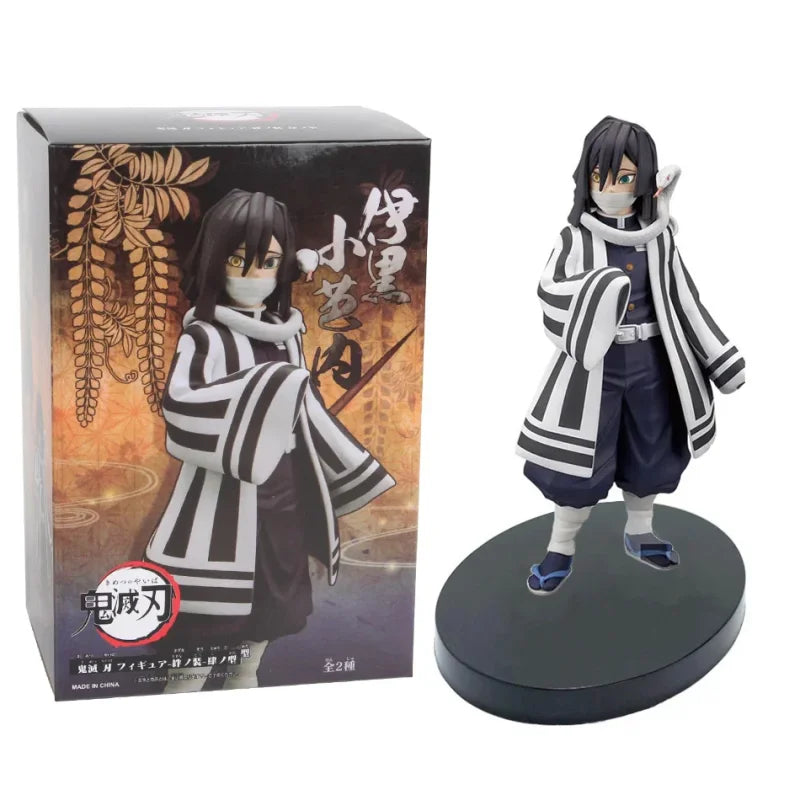 Obanai Iguro figurine with box from the Demon Slayer action figure set Kamado Tanjirou