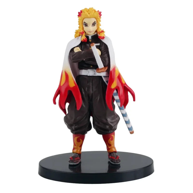 Anime character figurine from Demon Slayer action figure set Kamado Tanjirou and friends