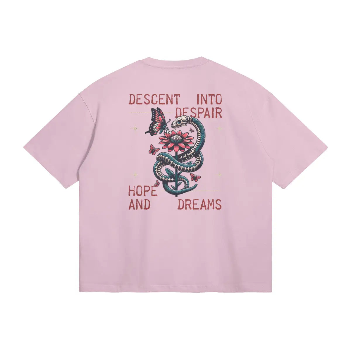Descent Into Despair Tee | Piggy Pink / s | Streetwear