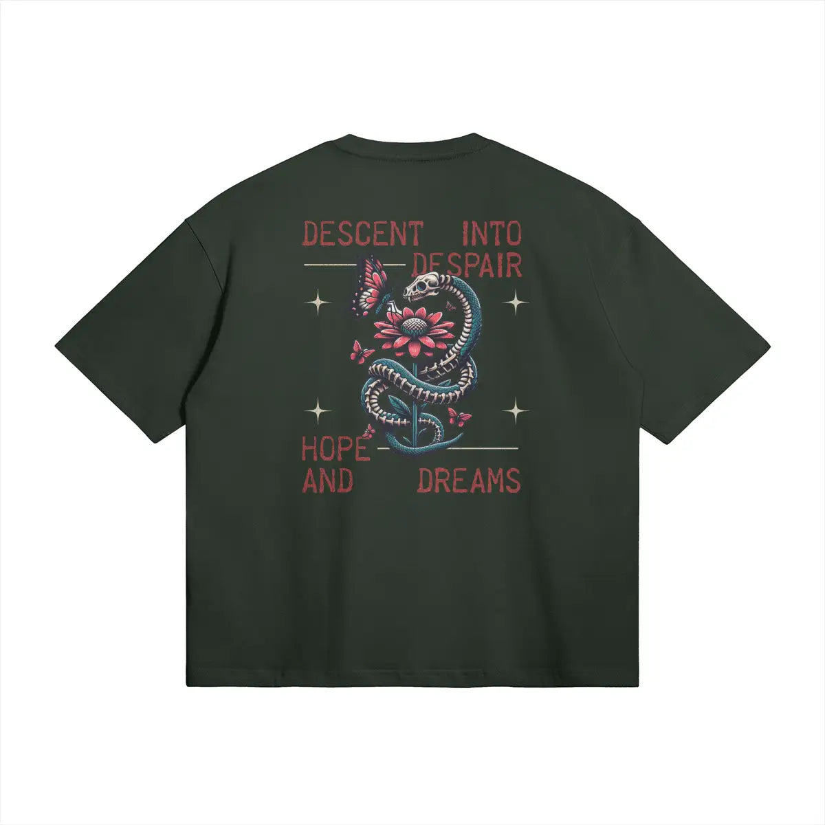 Descent Into Despair Tee | Medium Jungle Green / s | Streetwear