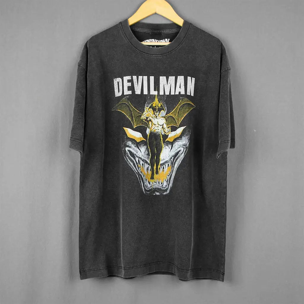 Devilman Anime Tee Go Nagai Classic Horror Manga Graphic Shirt | Streetwear