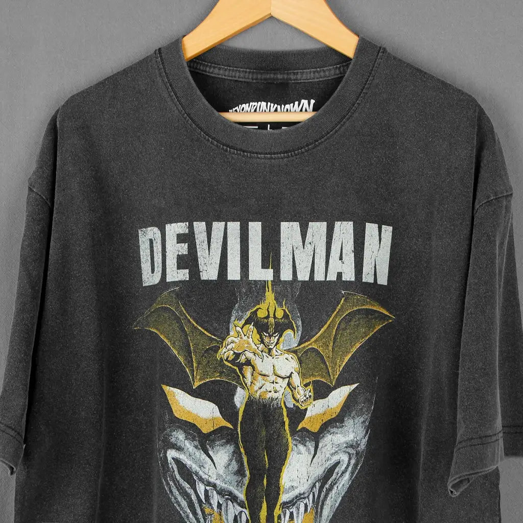 Devilman Anime Tee Go Nagai Classic Horror Manga Graphic Shirt | Streetwear