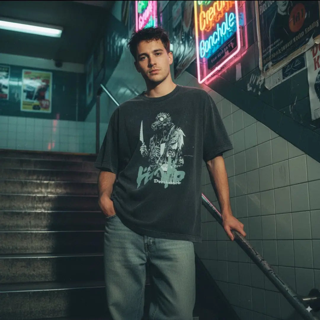 Dorohedoro Anime Tee - Dark Urban Fantasy Manga Graphic Shirt | Streetwear
