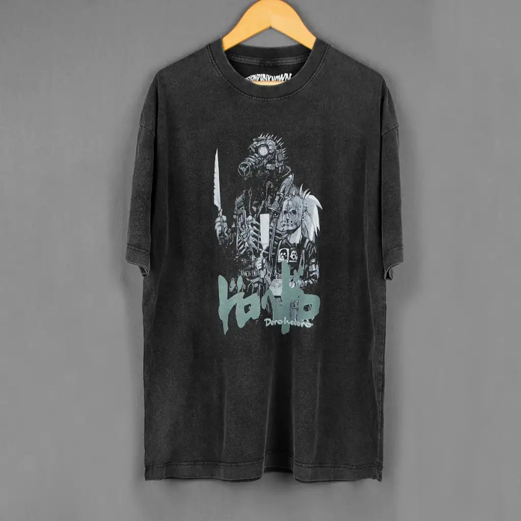 Dorohedoro Anime Tee Dark Urban Fantasy Manga Graphic Shirt | Streetwear