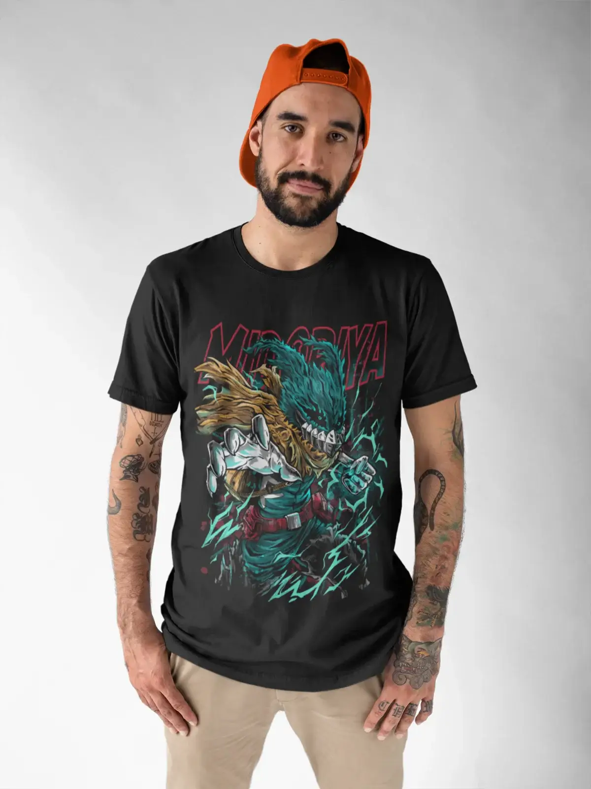Emerald Voltage Mha Tee | Anime Streetwear