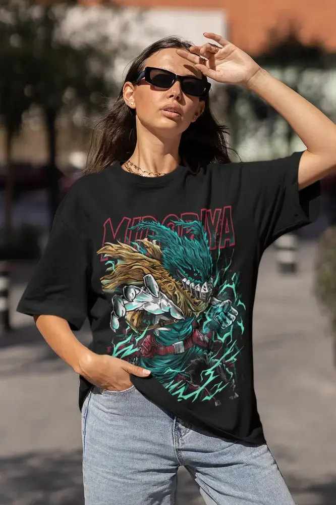 Emerald Voltage Mha Tee | Anime Streetwear