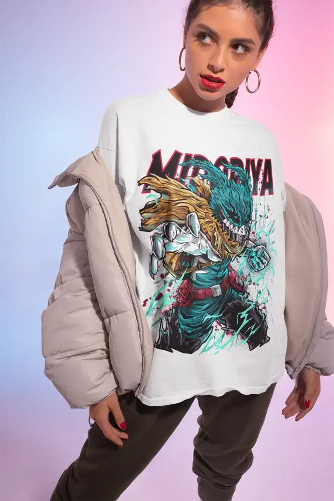 Emerald Voltage Mha Tee | Anime Streetwear