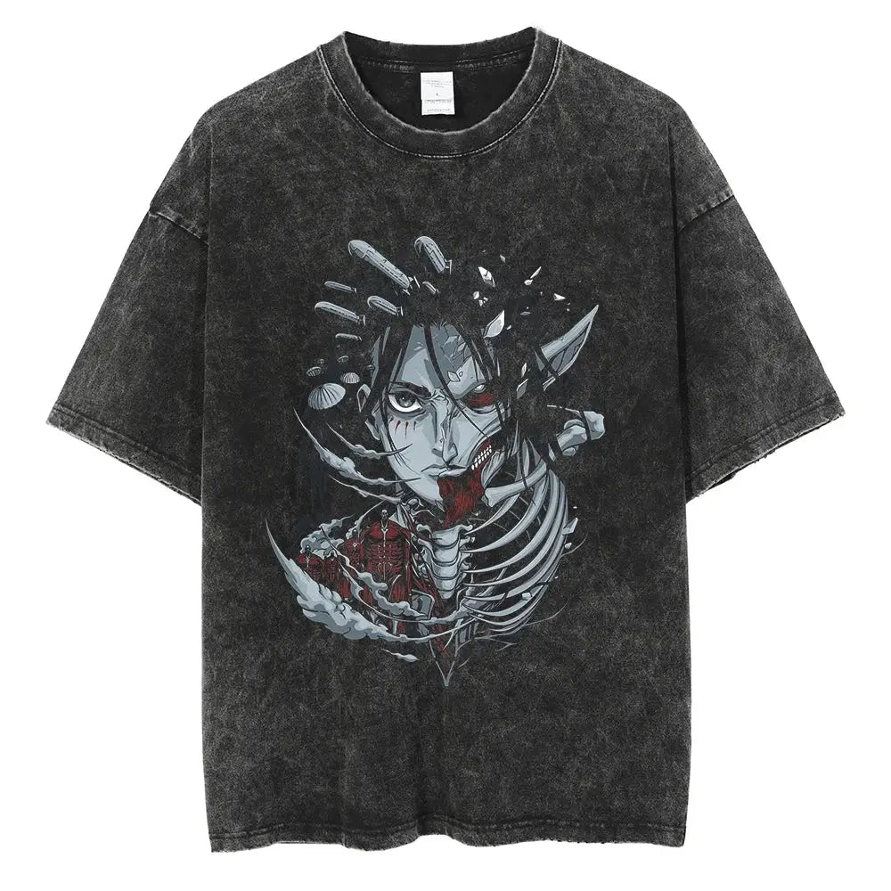 Titan mask / Xxl | T-shirt | Anime Streetwear & Dark Fits