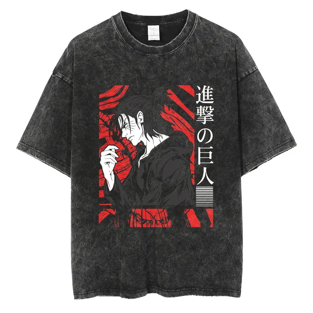 Levi strike black / Xxl | T-shirt | Anime Streetwear & Dark Fits