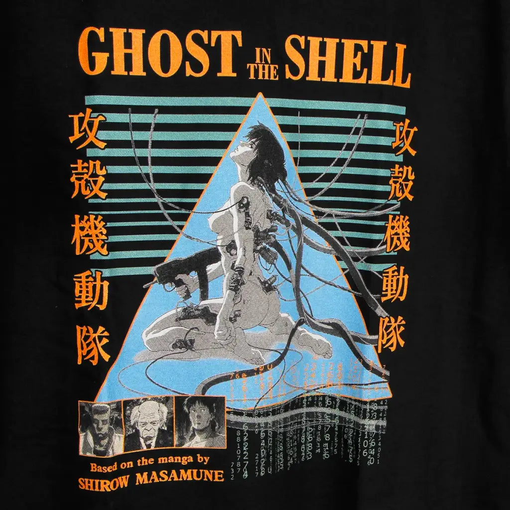 Ghost in the Shell Anime Tee Cyberpunk Classic Graphic Shirt | Streetwear