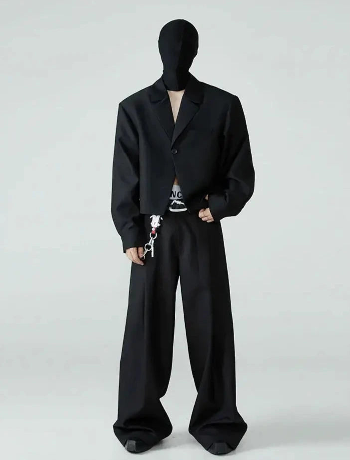 Graveflow Pleated Trousers | Streetwear