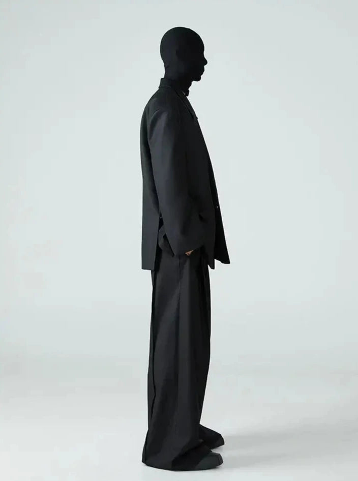 Graveflow Pleated Trousers | Streetwear