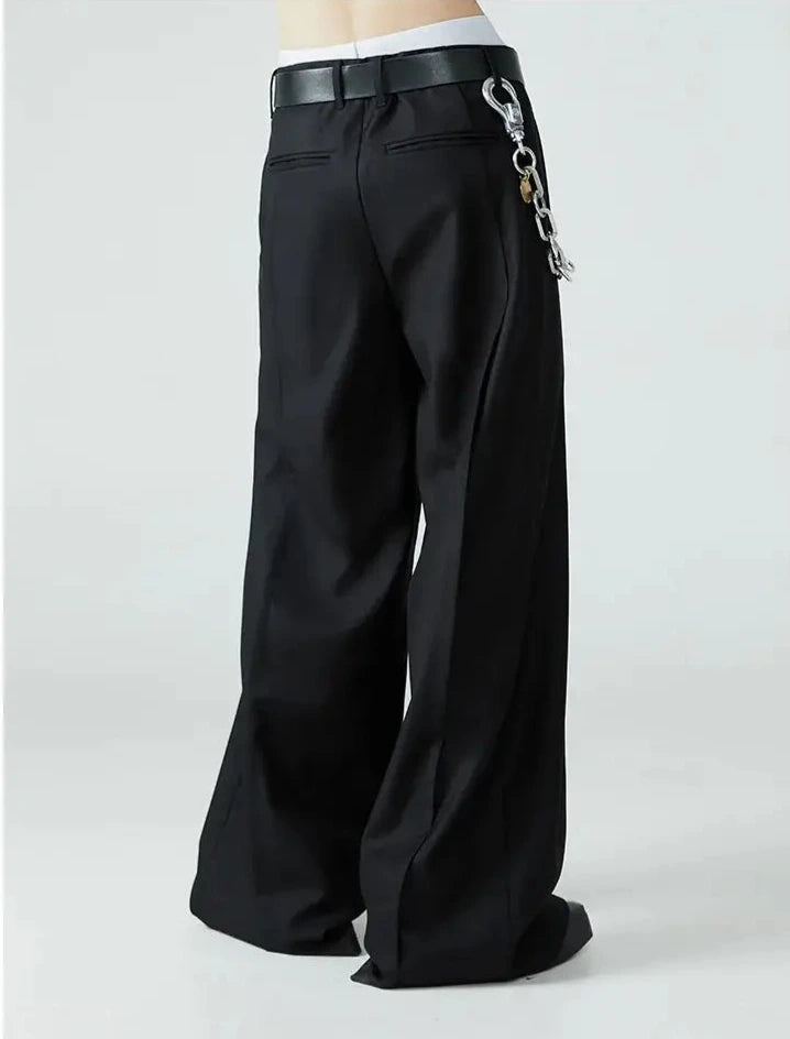 Graveflow Pleated Trousers | Streetwear