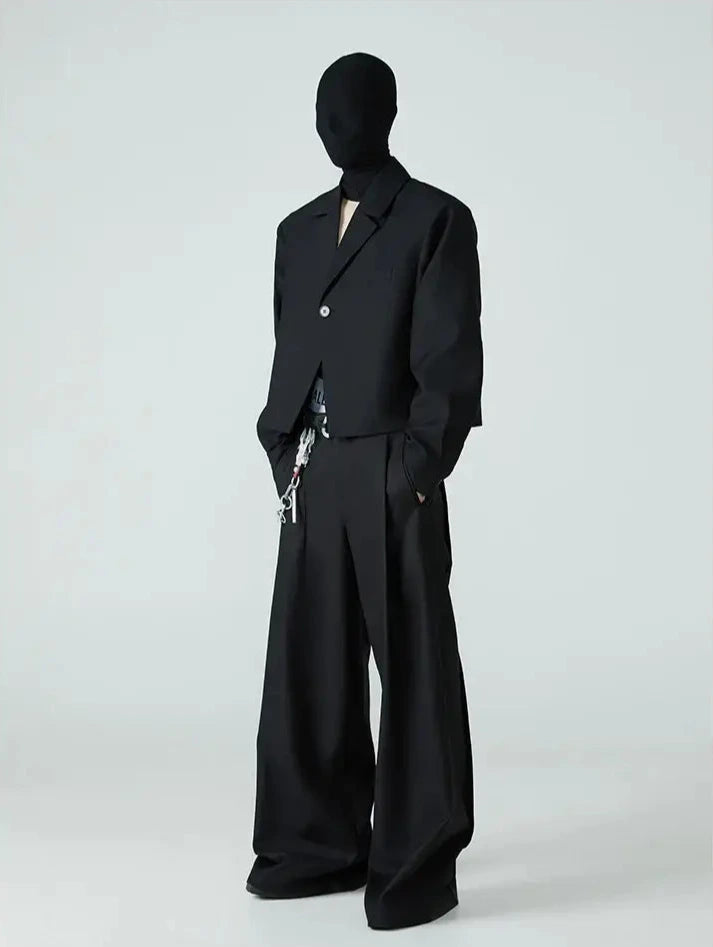 Graveflow Pleated Trousers | Streetwear