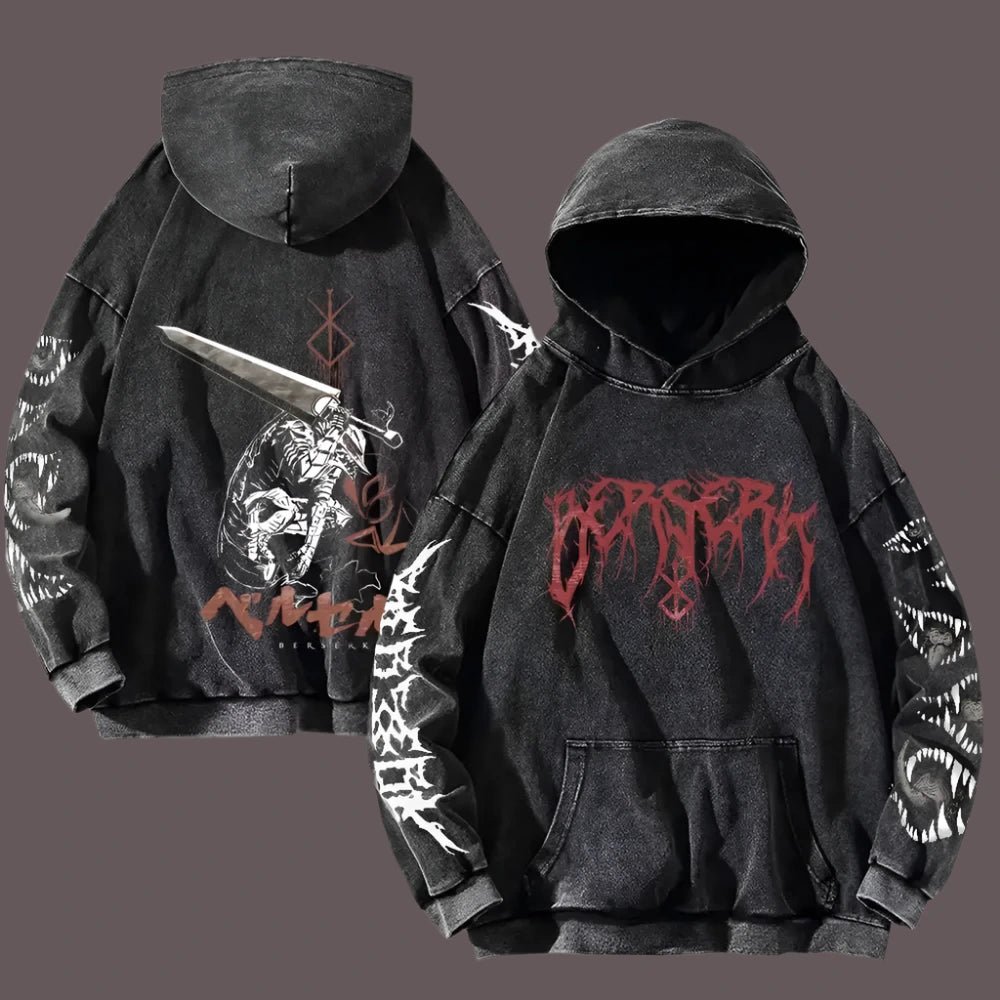 Griffonfall Crused Berserk Hoodie | Griffith’s Eclipse / s | Anime Streetwear