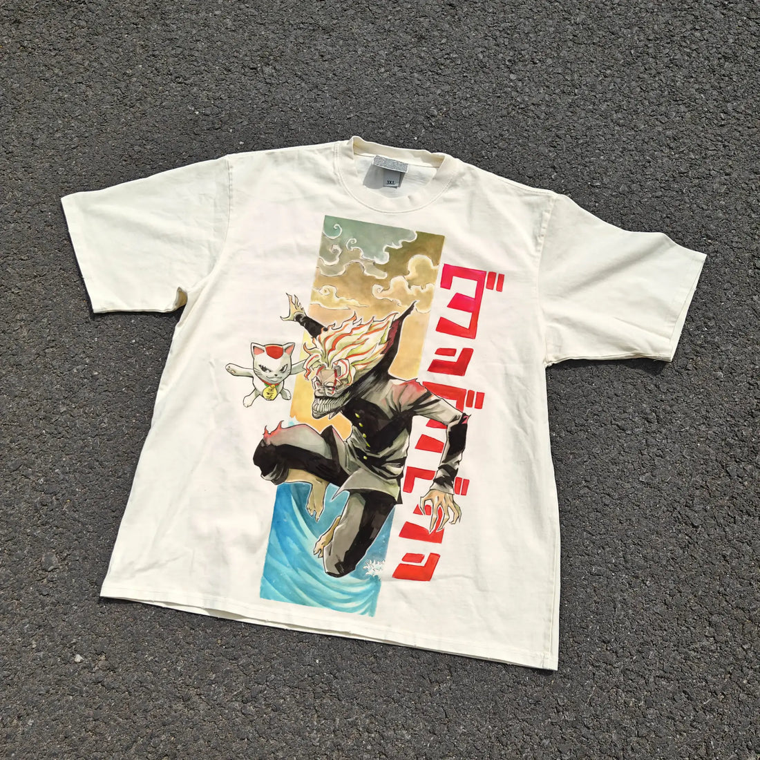 Possession Drive Dandadan Graphic Tee | White / s | Anime Streetwear