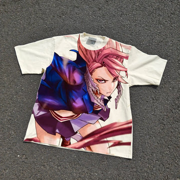 Aira Shiratori Pulse Dandadan Graphic Tee | 330g 2 / Xxl | Streetwear
