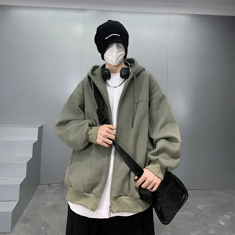 Shadowlined Hoodie – Fleece-lined Anime Streetwear Cut