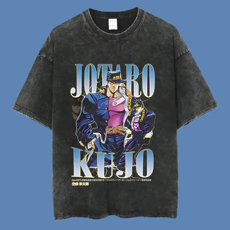 Jotaro Kujo JoJo's Bizarre Adventure Washed Tee