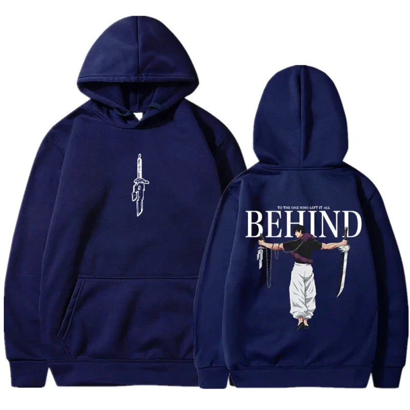 Jujutsu Kaisen Anime Hoodies - Navy Blue / 4XL - hoodie