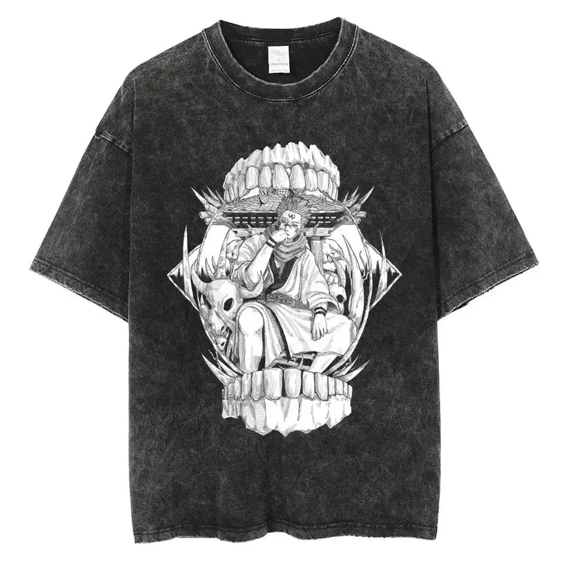 Jujutsu Kaisen Tee | Gojo Sukuna & More – Cursed Graphic Series T-shirt by Free Shipping