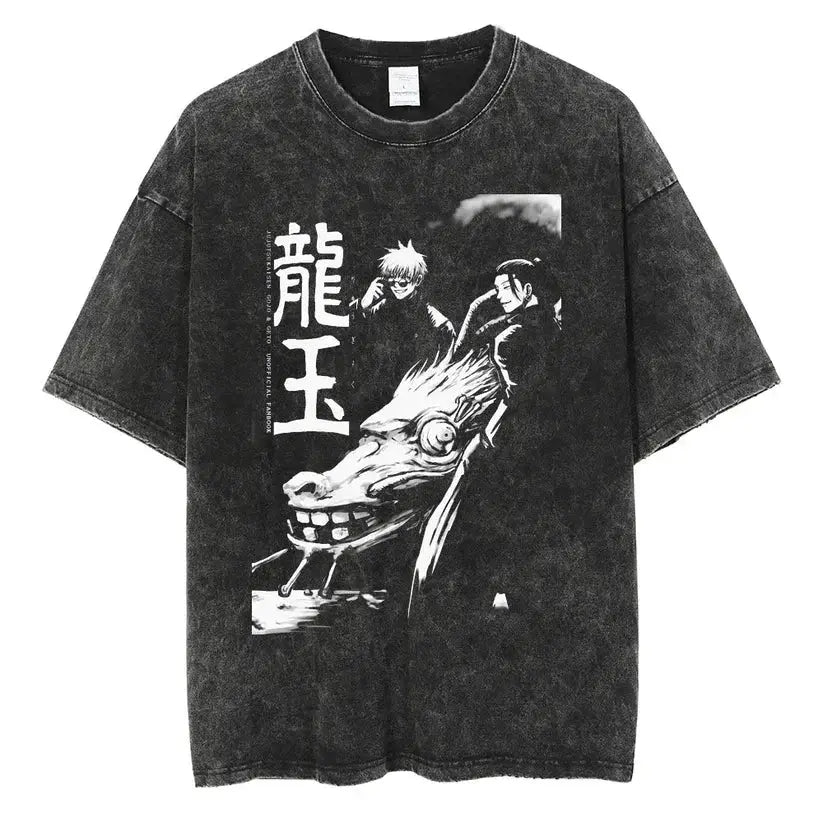 Jujutsu Kaisen Tee | Gojo Sukuna & More – Cursed Graphic Series T-shirt by Free Shipping