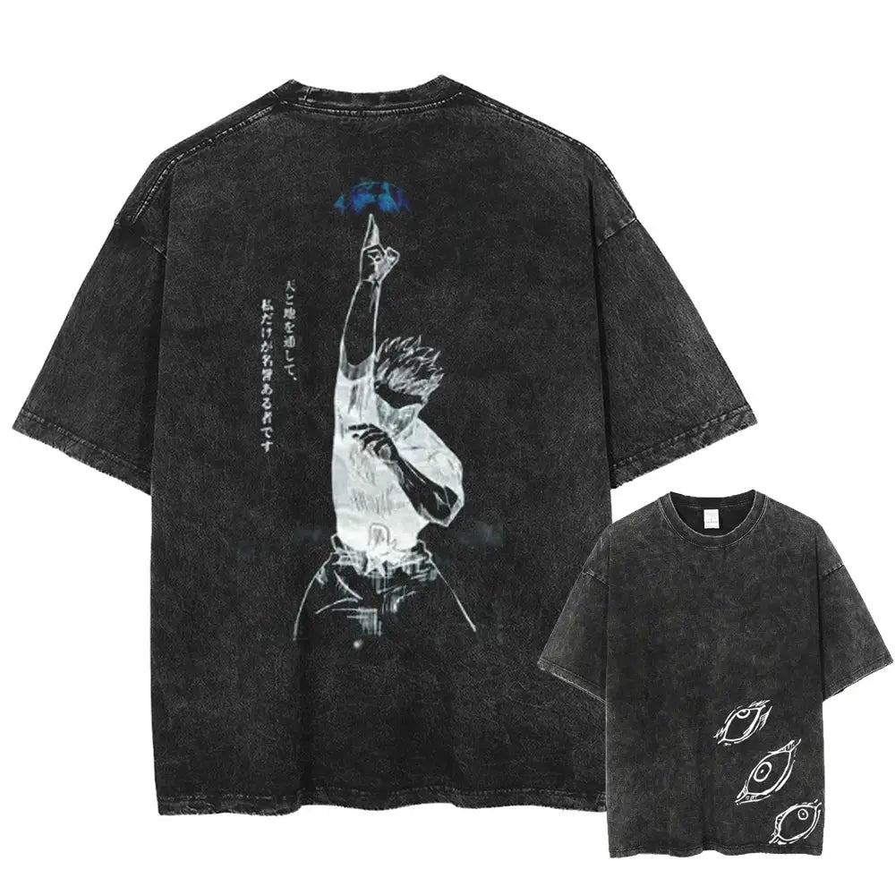Jujutsu Kaisen Tee | Gojo Sukuna & More – Cursed Graphic Series T-shirt by Free Shipping