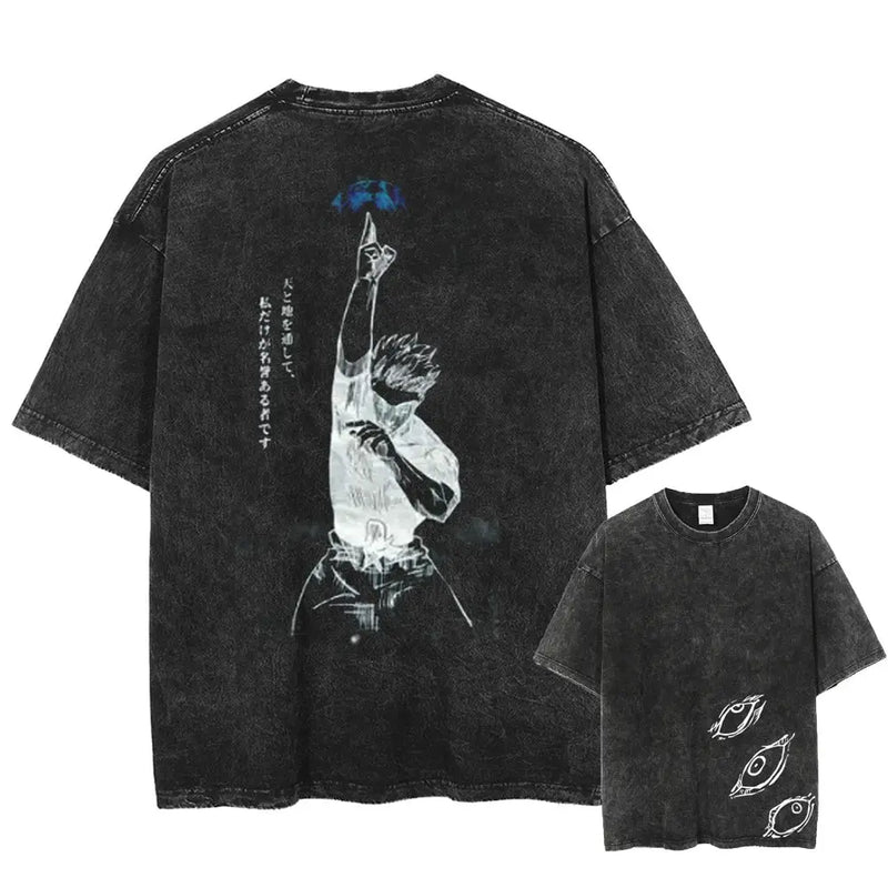 Jujutsu Kaisen Tee | Gojo Sukuna & More – Cursed Graphic Series T-shirt by Free Shipping