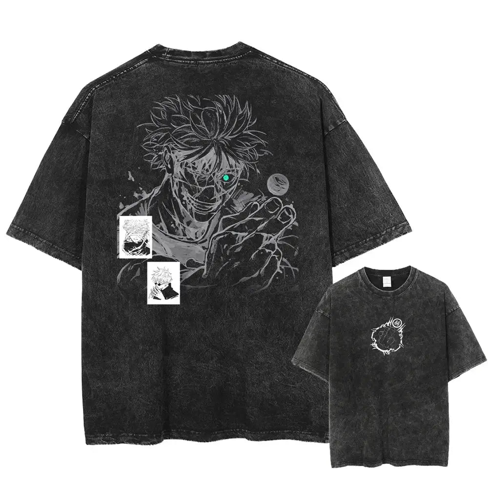 Jujutsu Kaisen Tee | Gojo Sukuna & More – Cursed Graphic Series T-shirt by Free Shipping