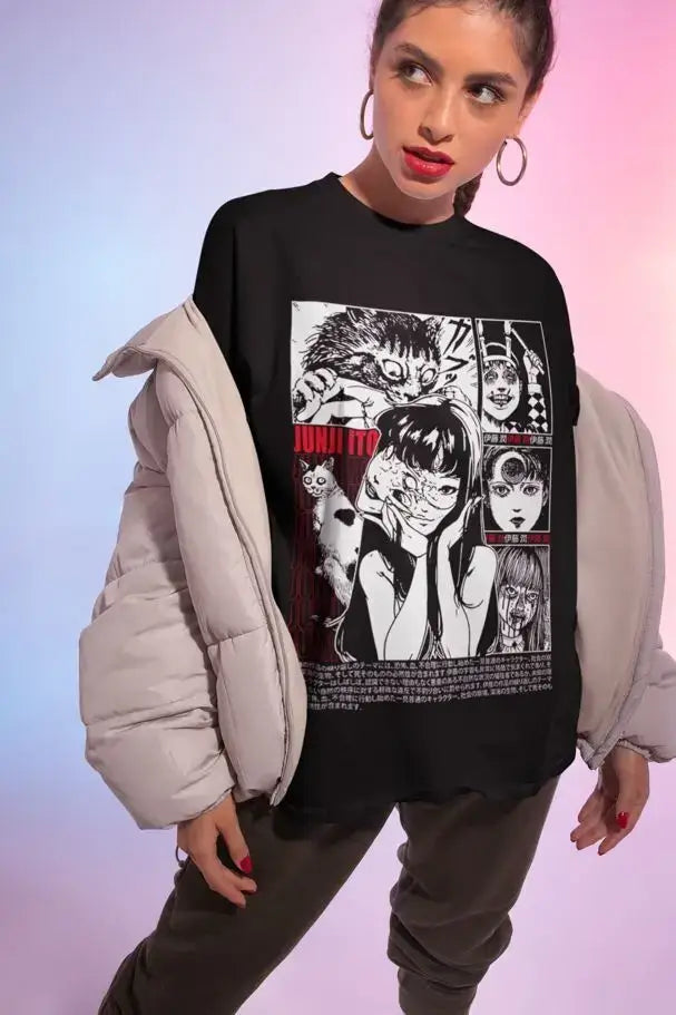 Junji Ito Uzumaki Graphic Tee | Anime Streetwear