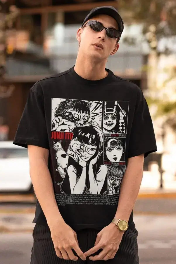 Junji Ito Uzumaki Graphic Tee | Anime Streetwear