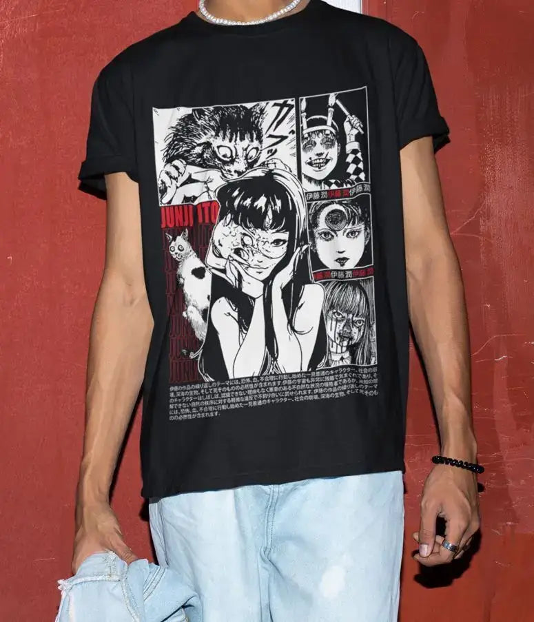 Junji Ito Uzumaki Graphic Tee | Anime Streetwear
