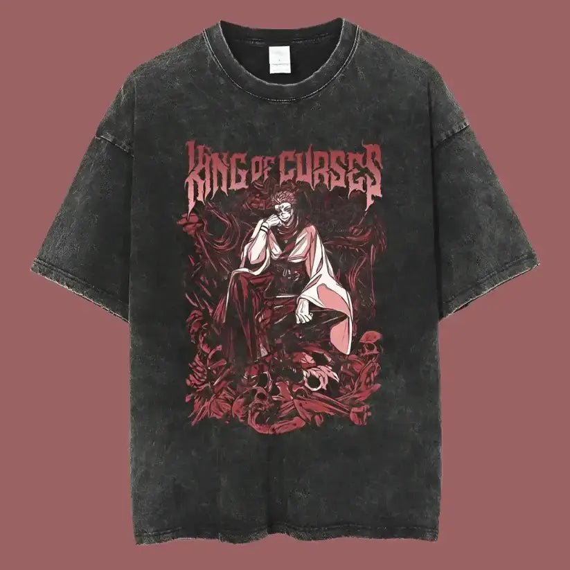 King of Curses: Sukuna Washed Graphic Tee
