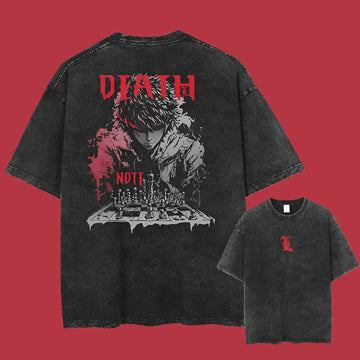 Lightfall Relic Tee | Death Note: Gothic Script / s | Anime Streetwear