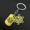 One Piece keychain featuring two pendants, perfect for anime lovers aged 12 and up