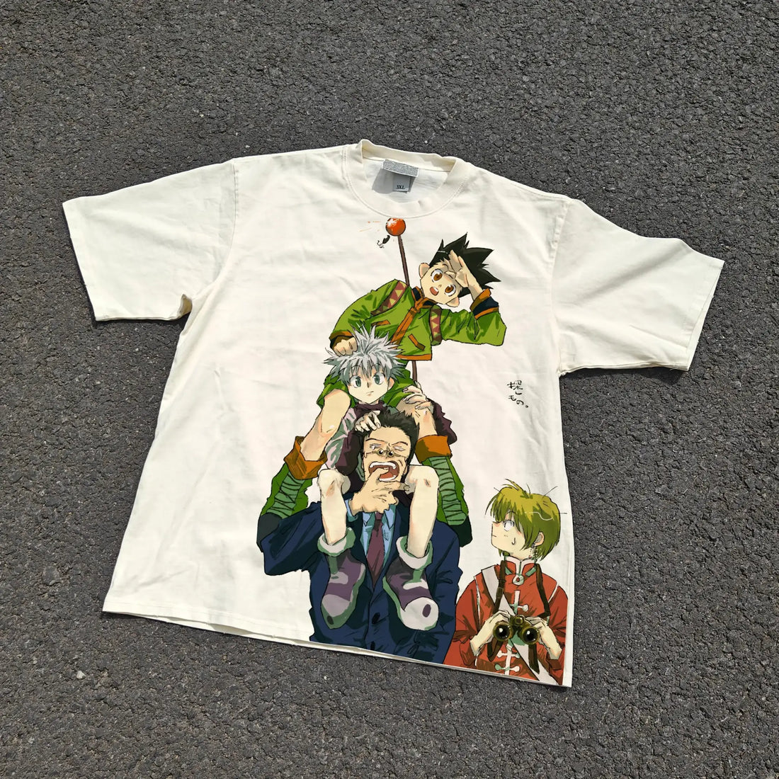 Hunter x Stack Tee | White / s | Anime Streetwear