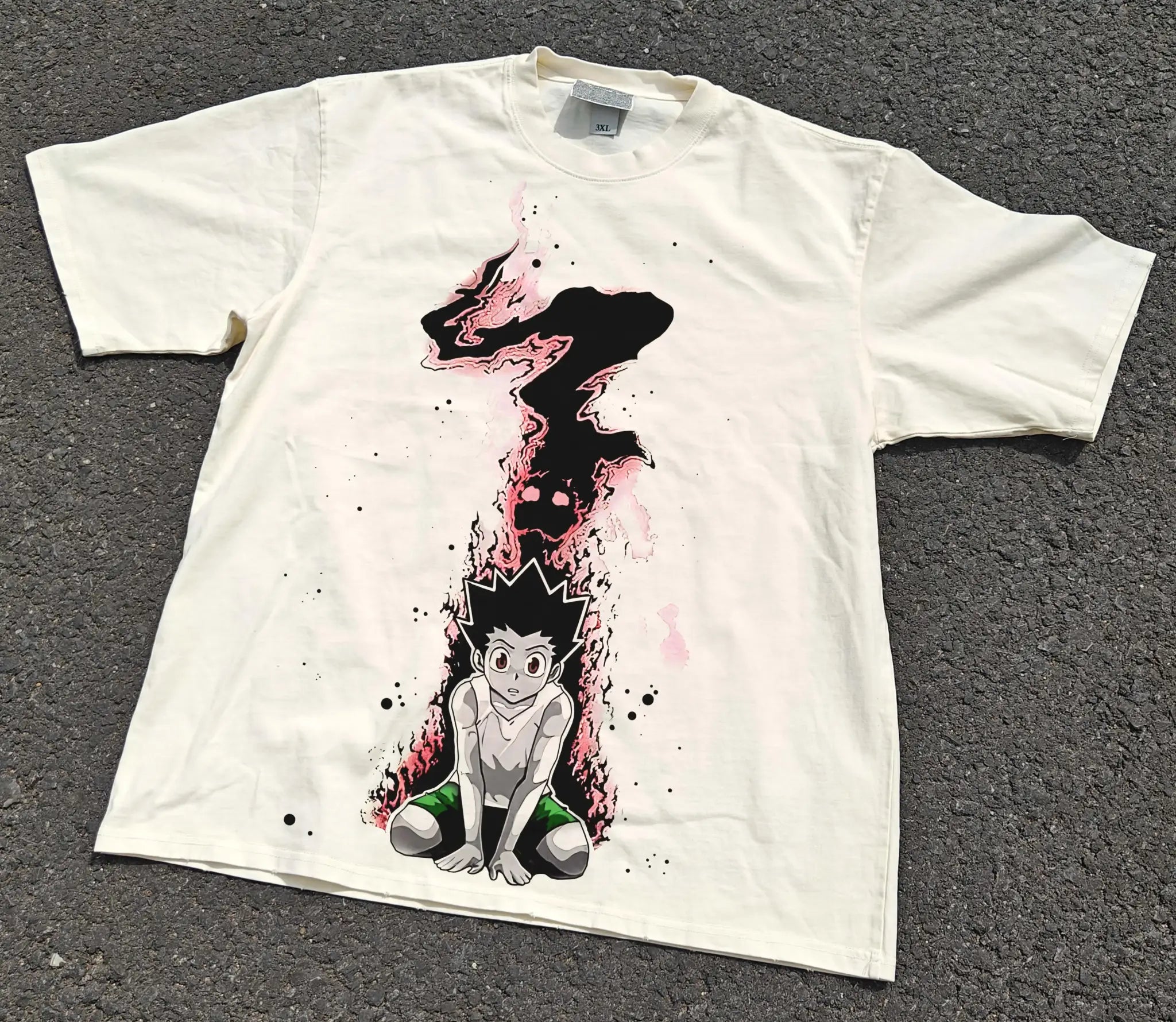 Gon Rage Hunter x Tee | White / s | Anime Streetwear