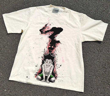 Gon Rage Hunter x Tee | White / s | Anime Streetwear