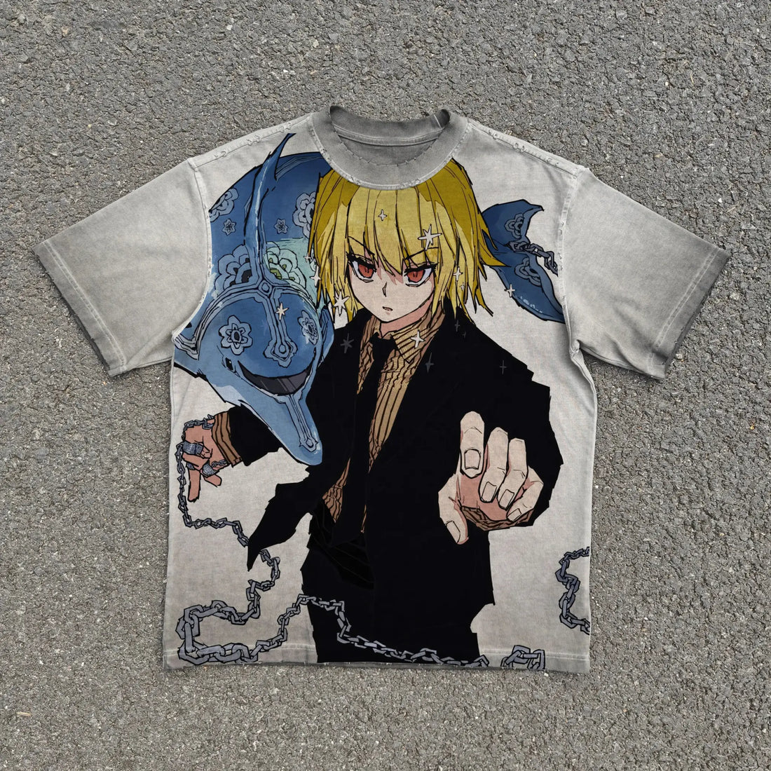 Kurapika Chain Tee – Hunter x | Stonewash / s | Streetwear