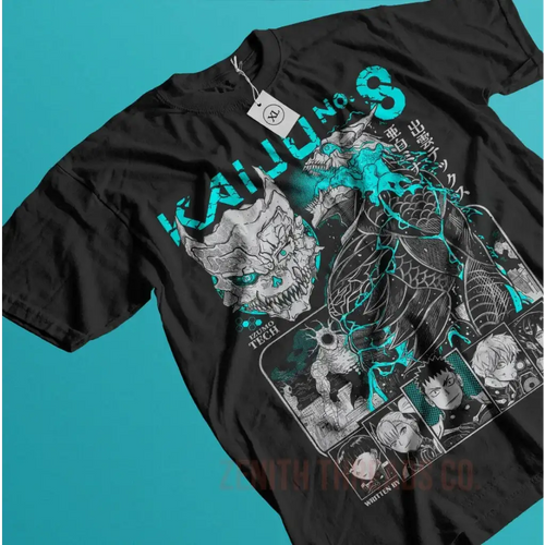 Kaiju Black / s | T-shirt | Anime Streetwear & Dark Fits